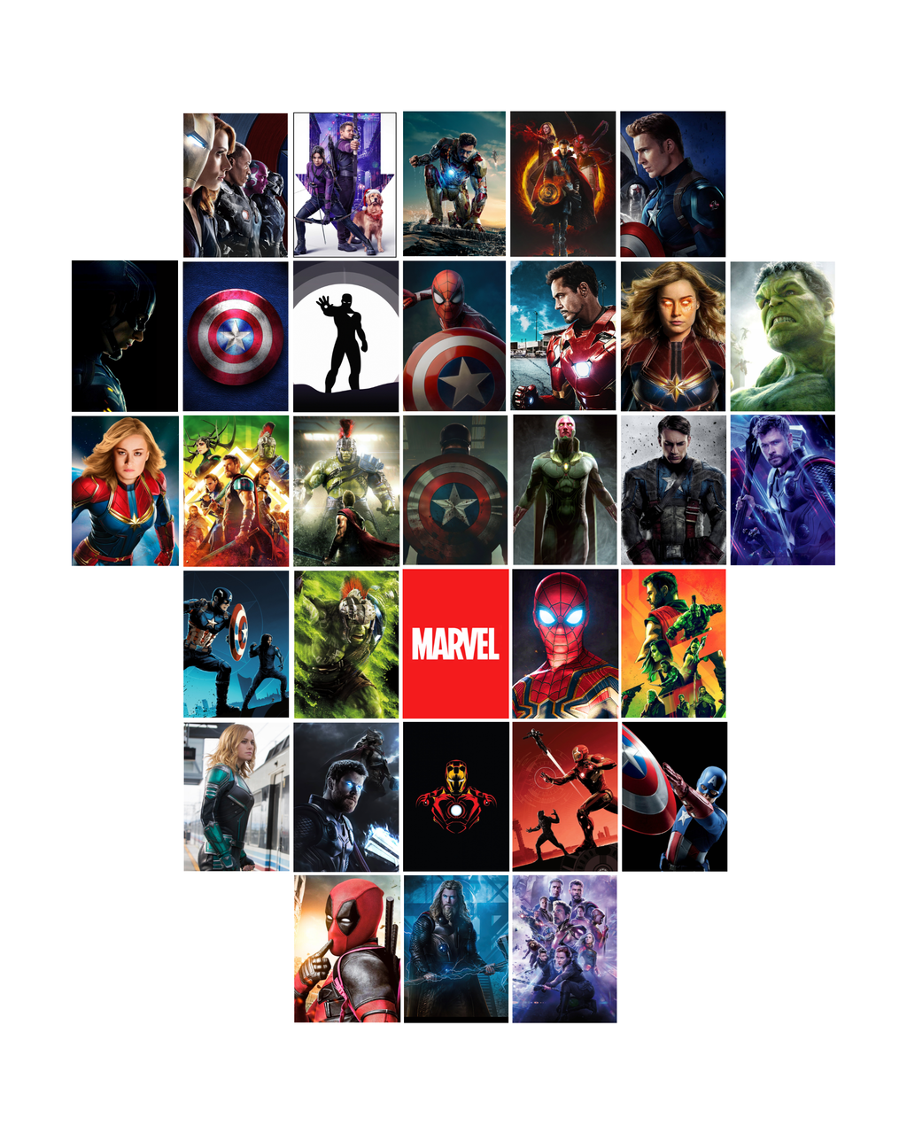 Marvel Collage Poster Kit.