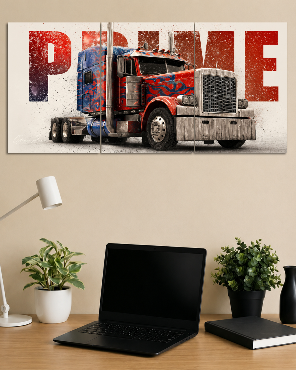 Transfermer | Optimus Prime | 3 set Split Poster