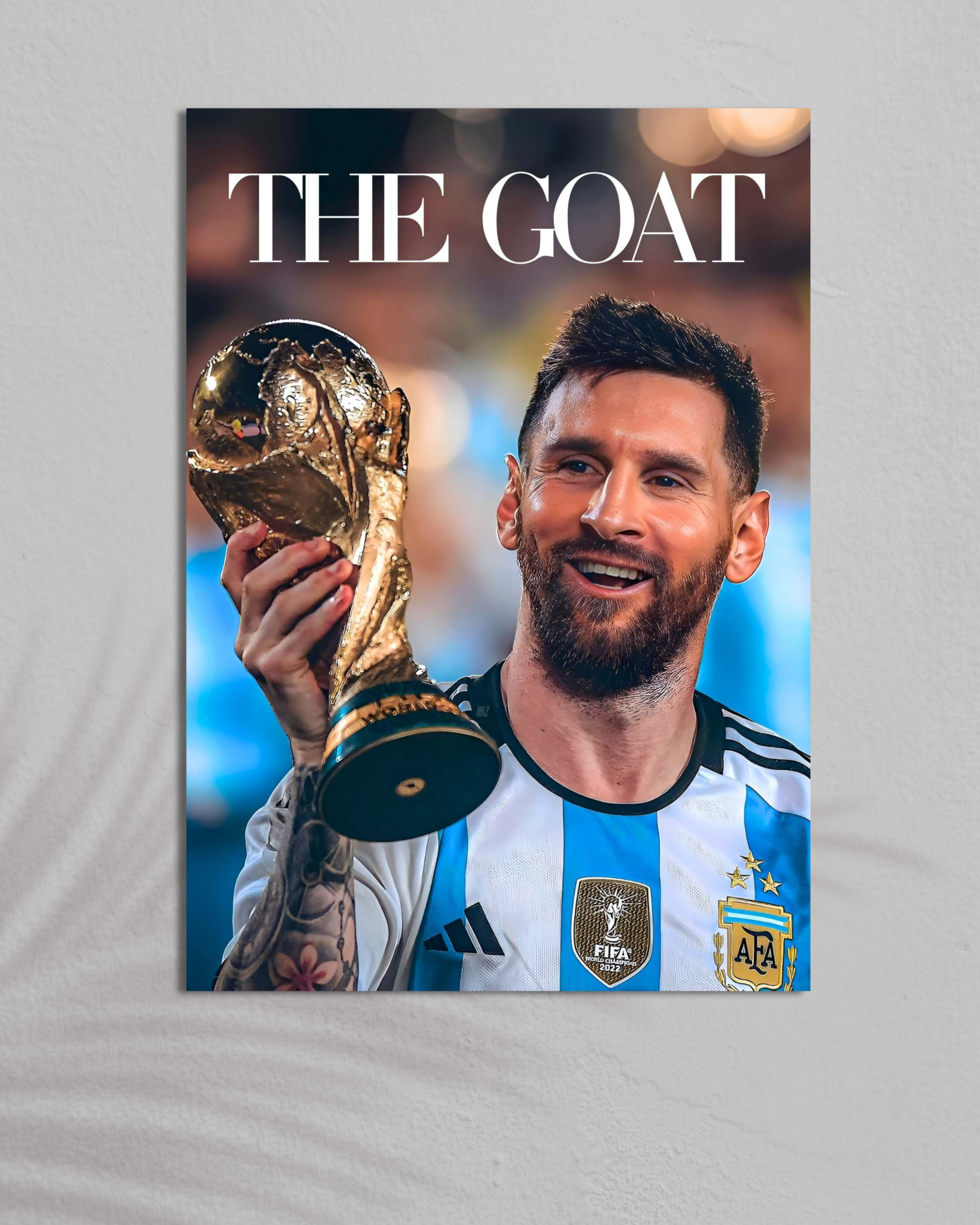 Football Poster | Champion | Messi 10