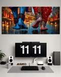Lord Shiva & Parvati 3 Set Split Poster