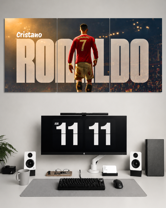 Cristiano Ronaldo 3 set Split Poster