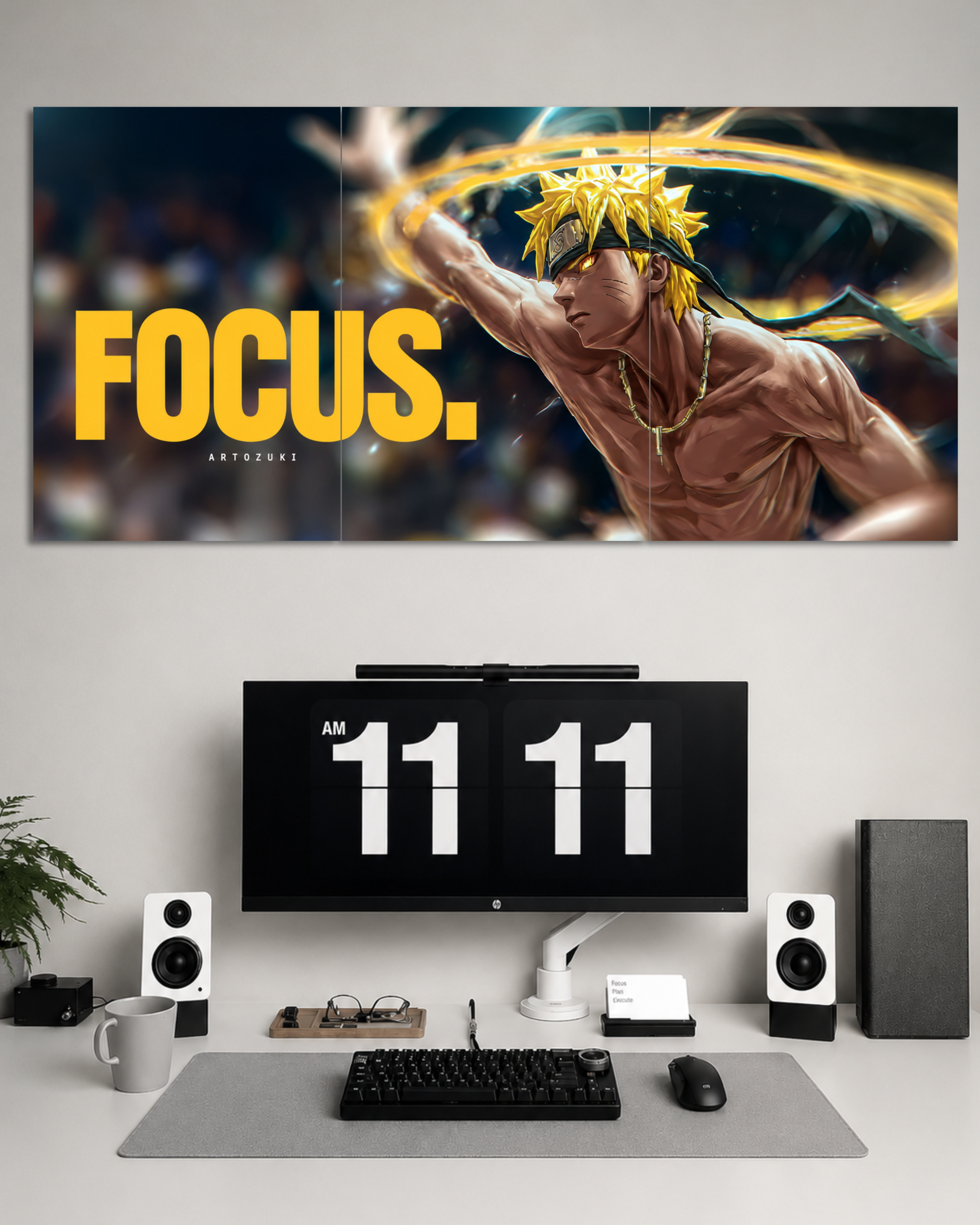 Focus Motivational 3 set Split Poster