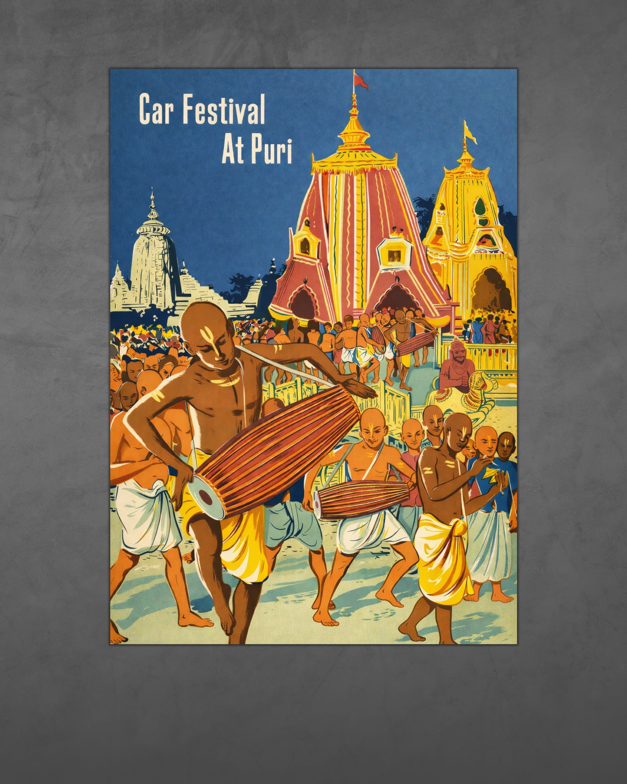 Jagannath Puri Car Festival Single Poster