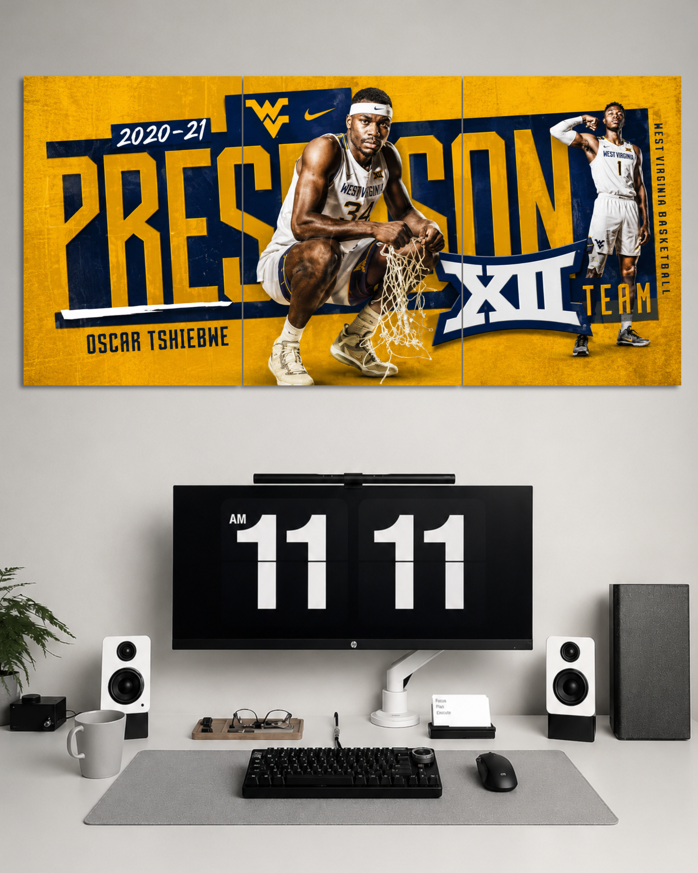 Basket ball Motivational 3 set Split Poster