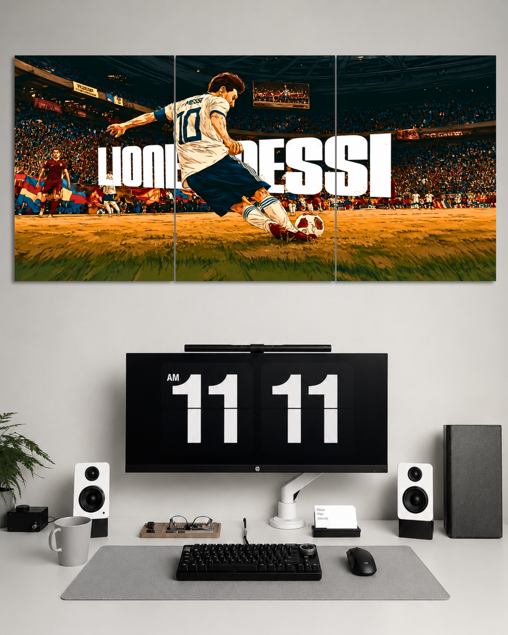 Lionel Messi 3 set Split Poster