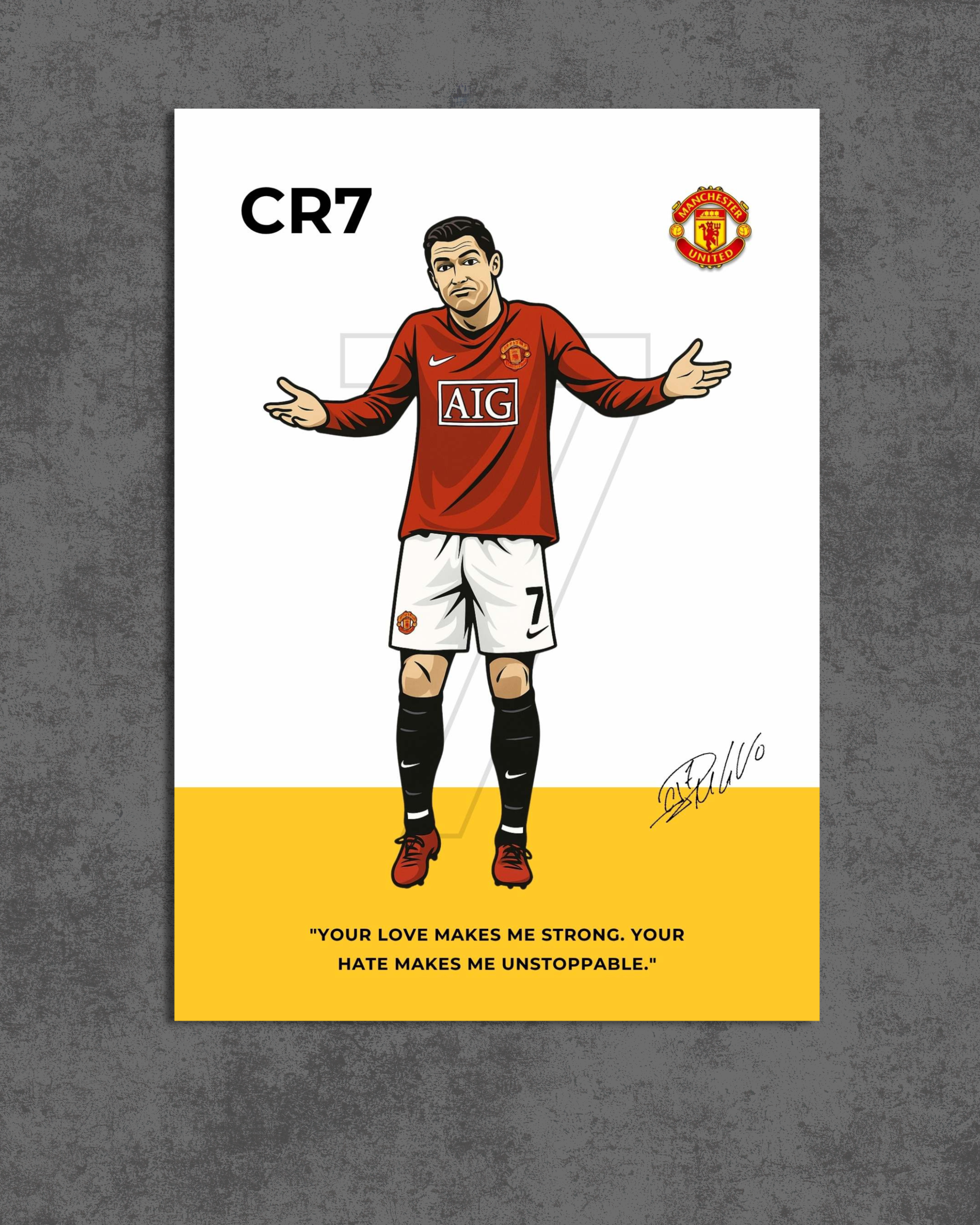 Football Poster | Champion | Ronaldo CR7