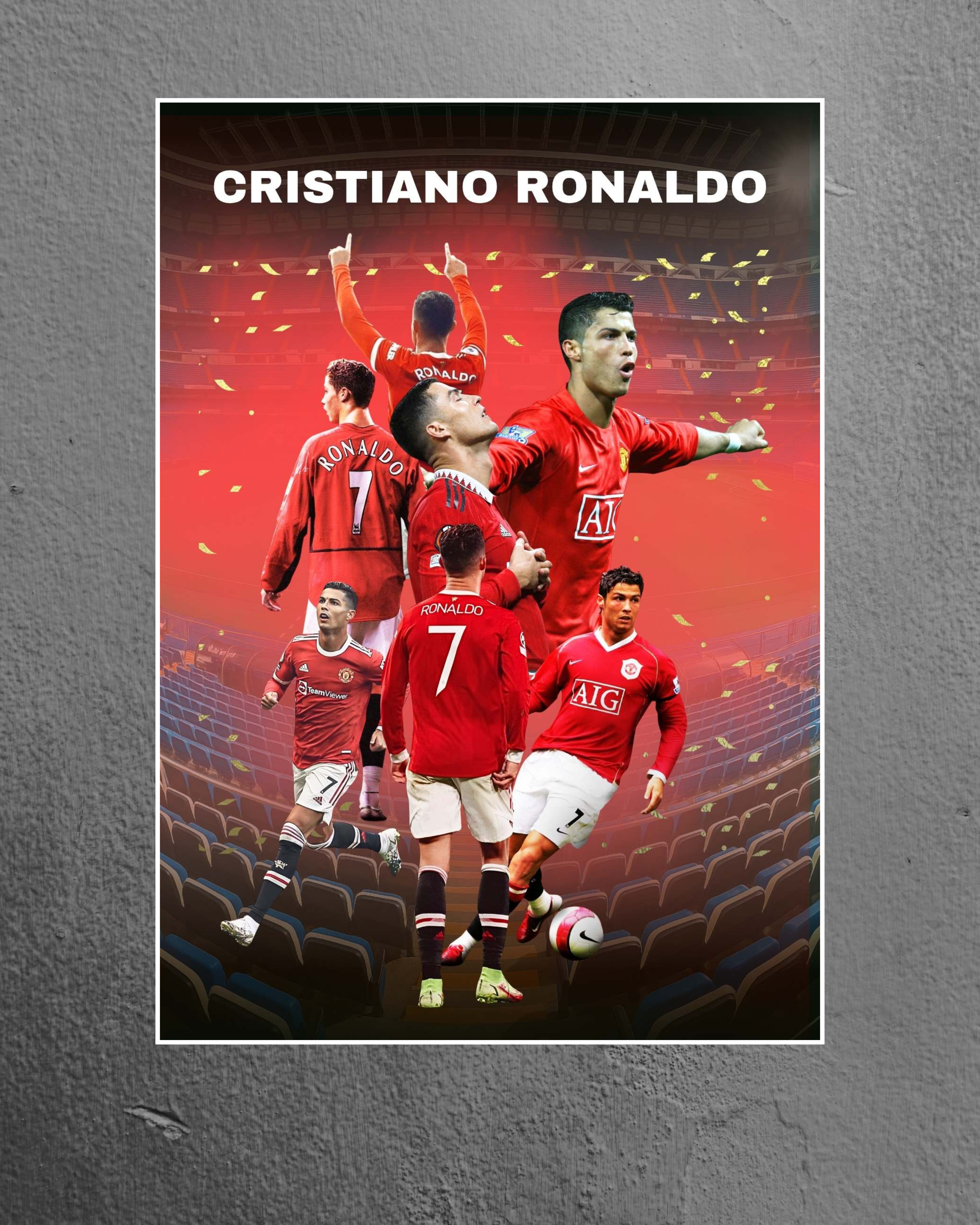 Football Poster | Champion | Ronaldo 10