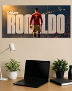 Cristiano Ronaldo 3 set Split Poster