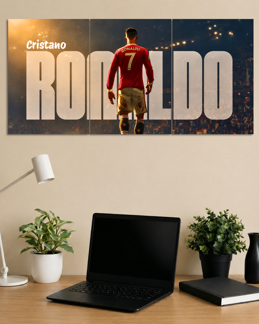 Cristiano Ronaldo 3 set Split Poster