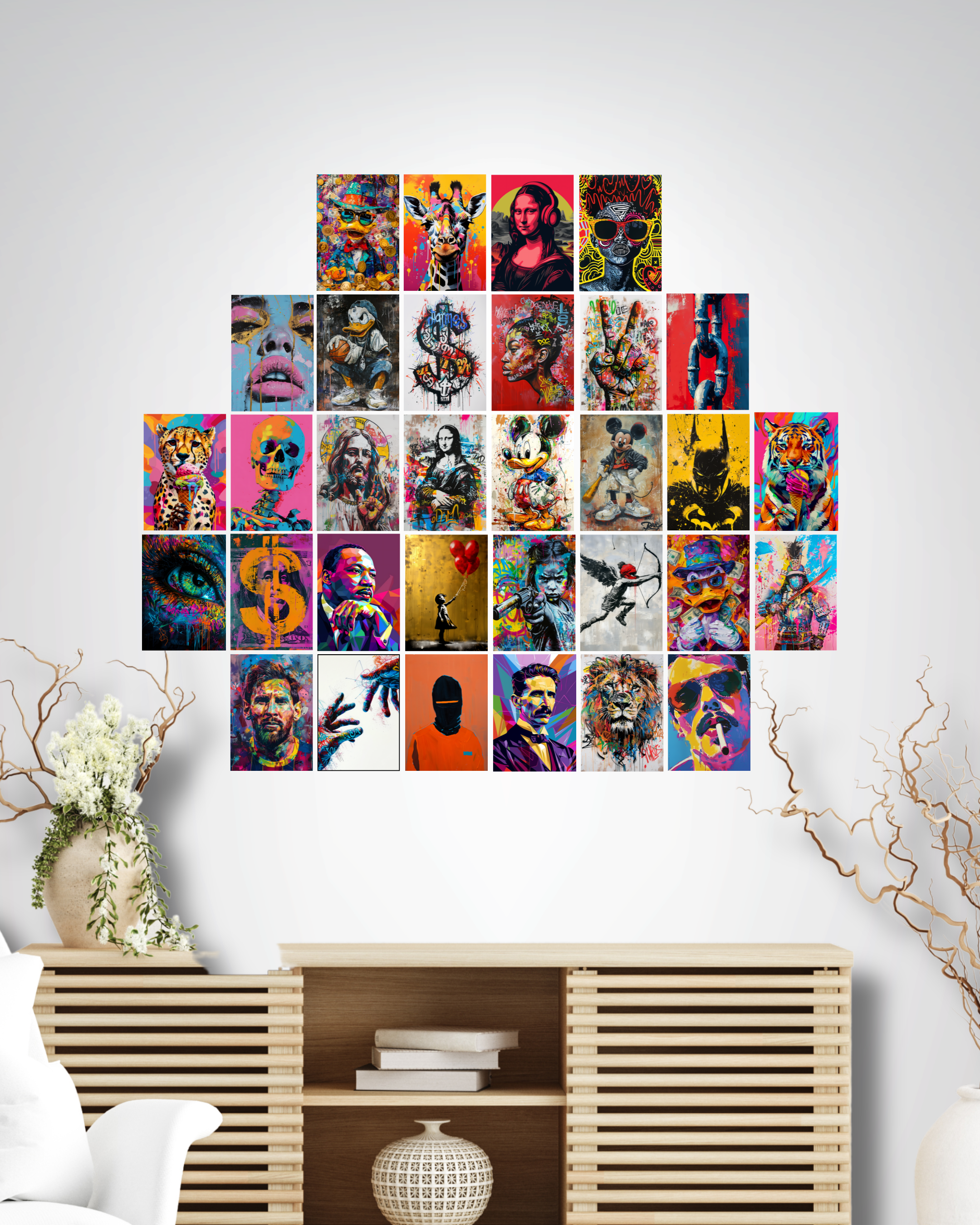 Pop Art Collage Poster Kit.