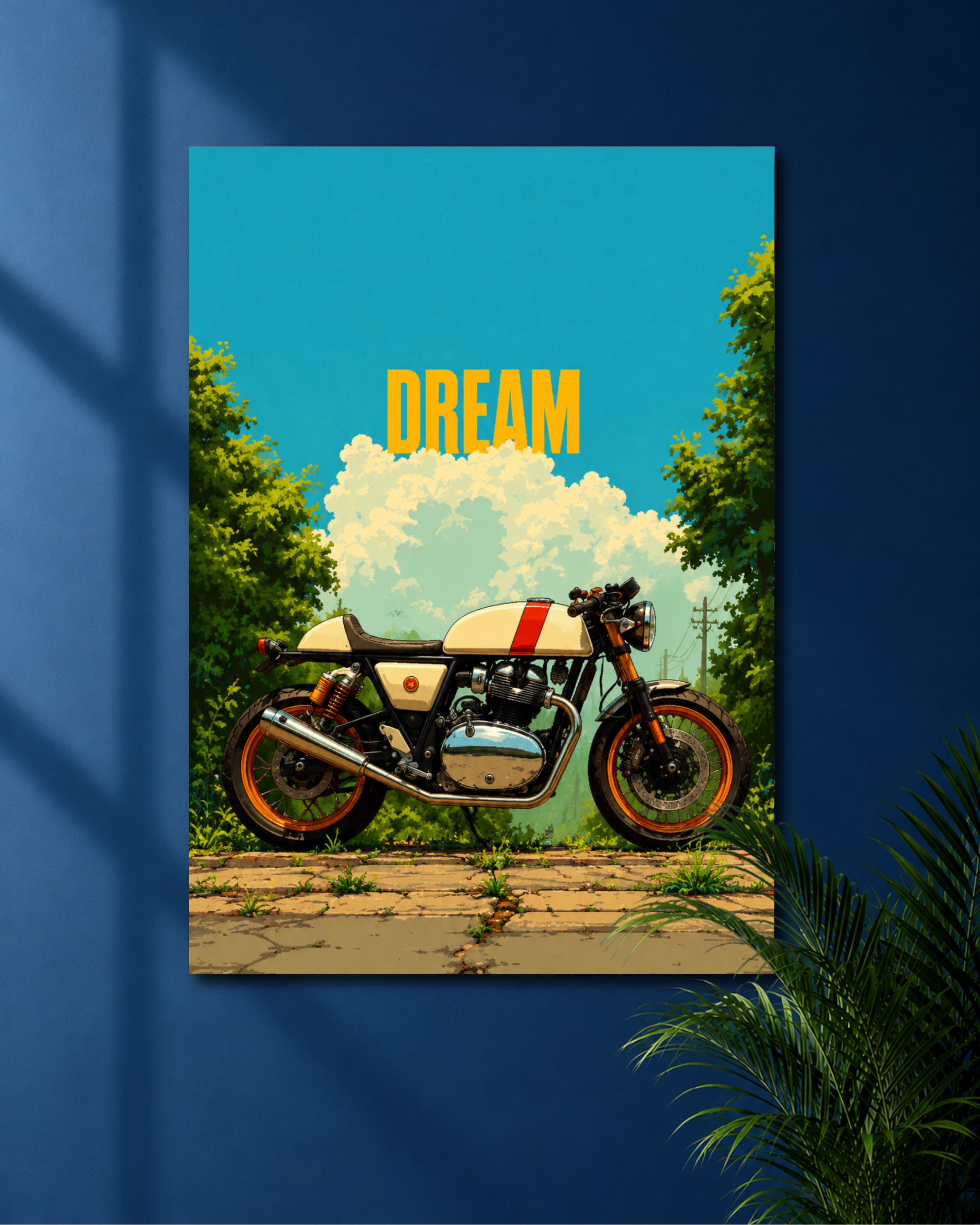 Royal Enfield GT 650 Bike Poster