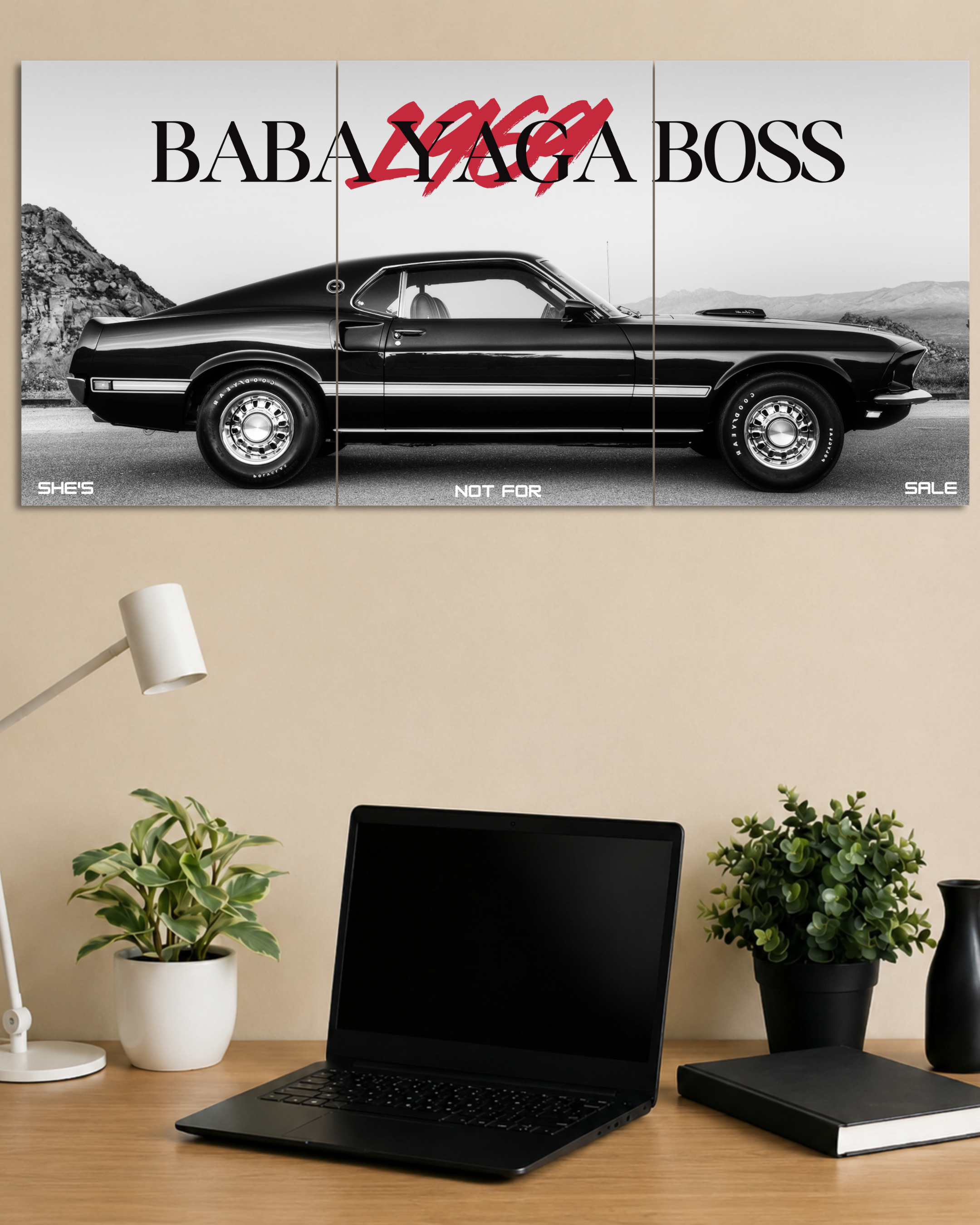 Classic Car 3 set Split Poster