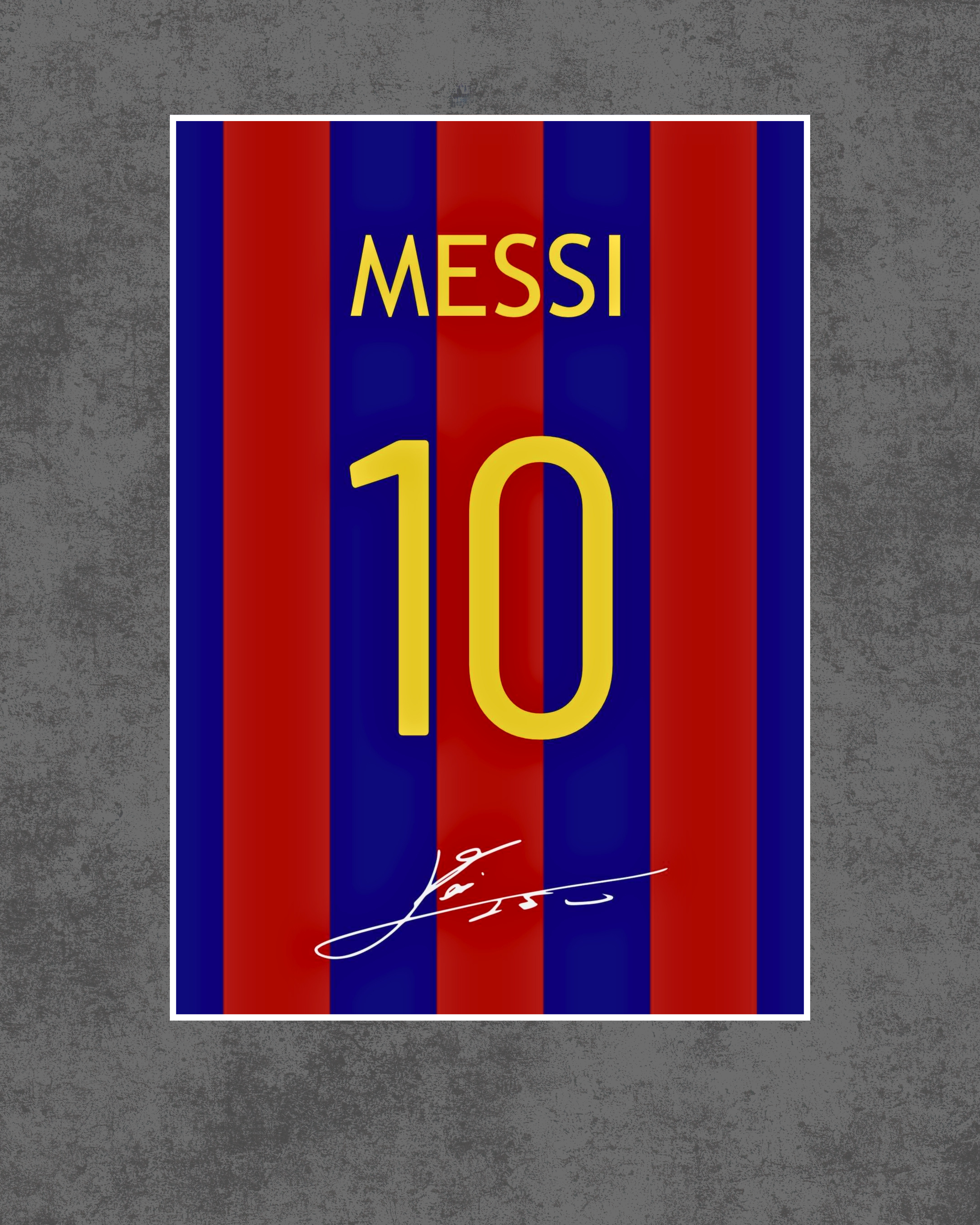 Football Poster | Champion | Messi 10