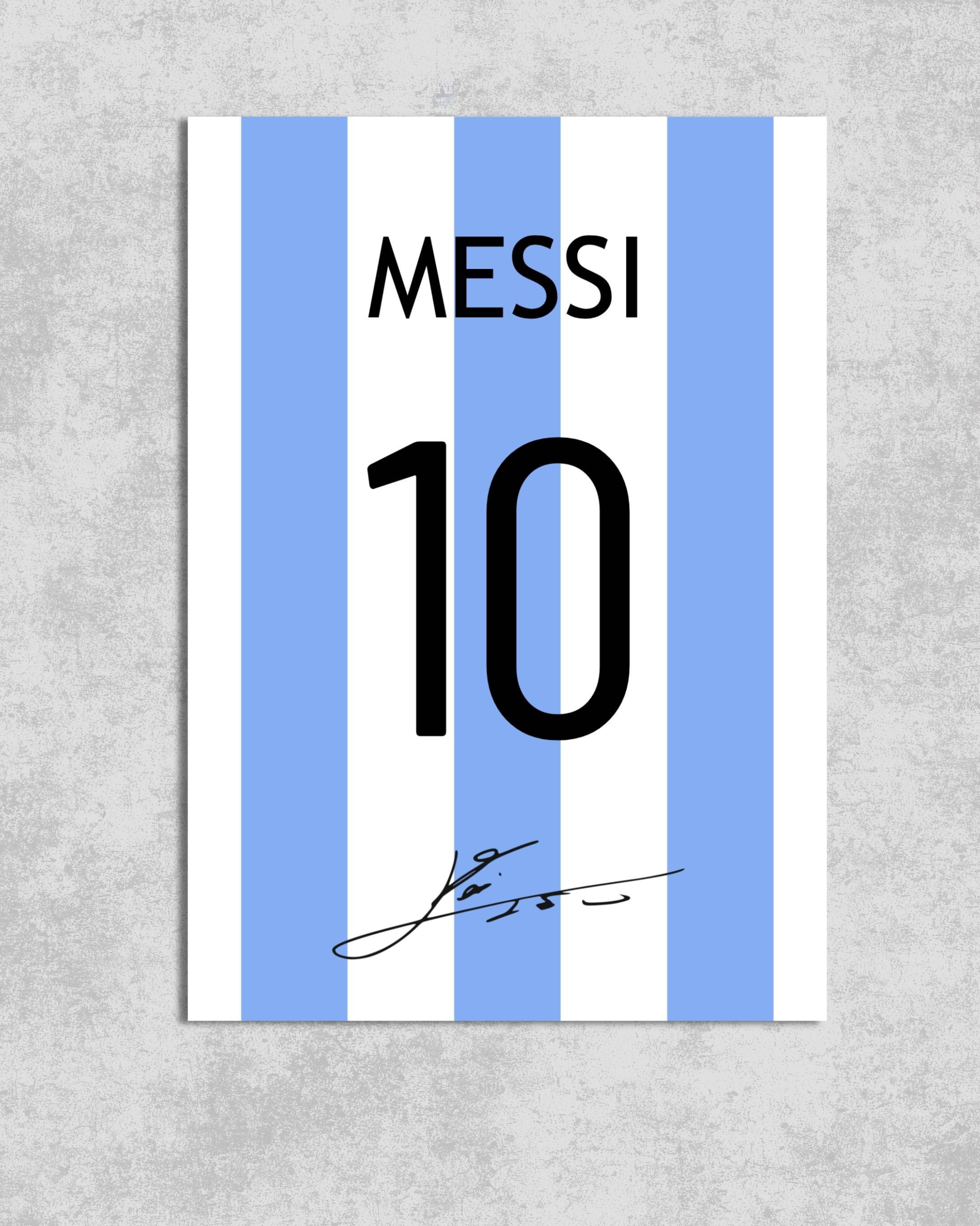 Football Poster | Champion | Messi 10