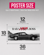 Classic Car 3 set Split Poster