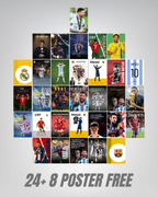 Football Collage Poster Kit.