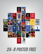 Cricket Collage Poster Kit.