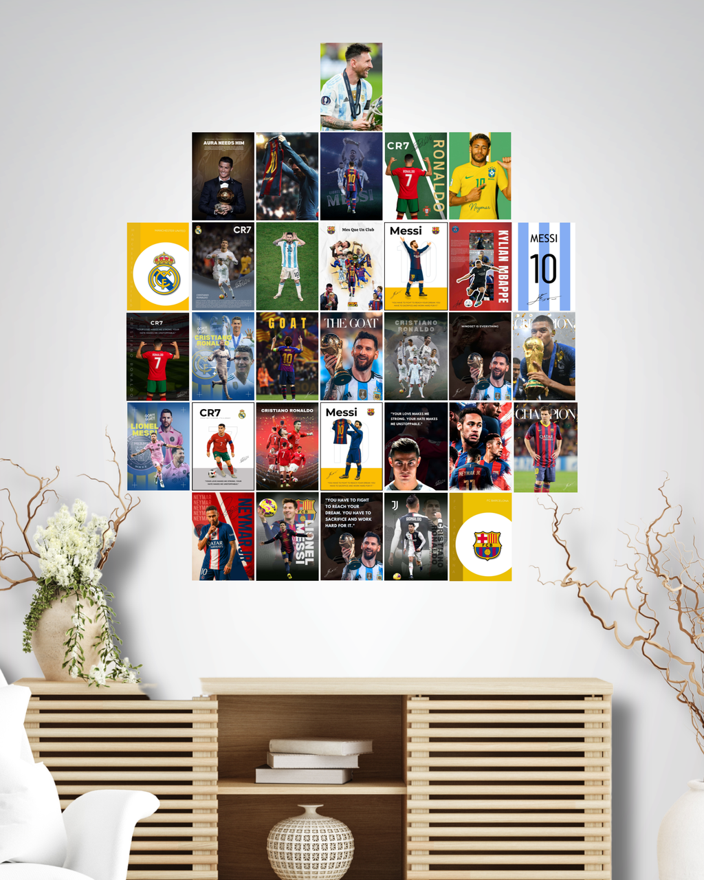 Football Collage Poster Kit.