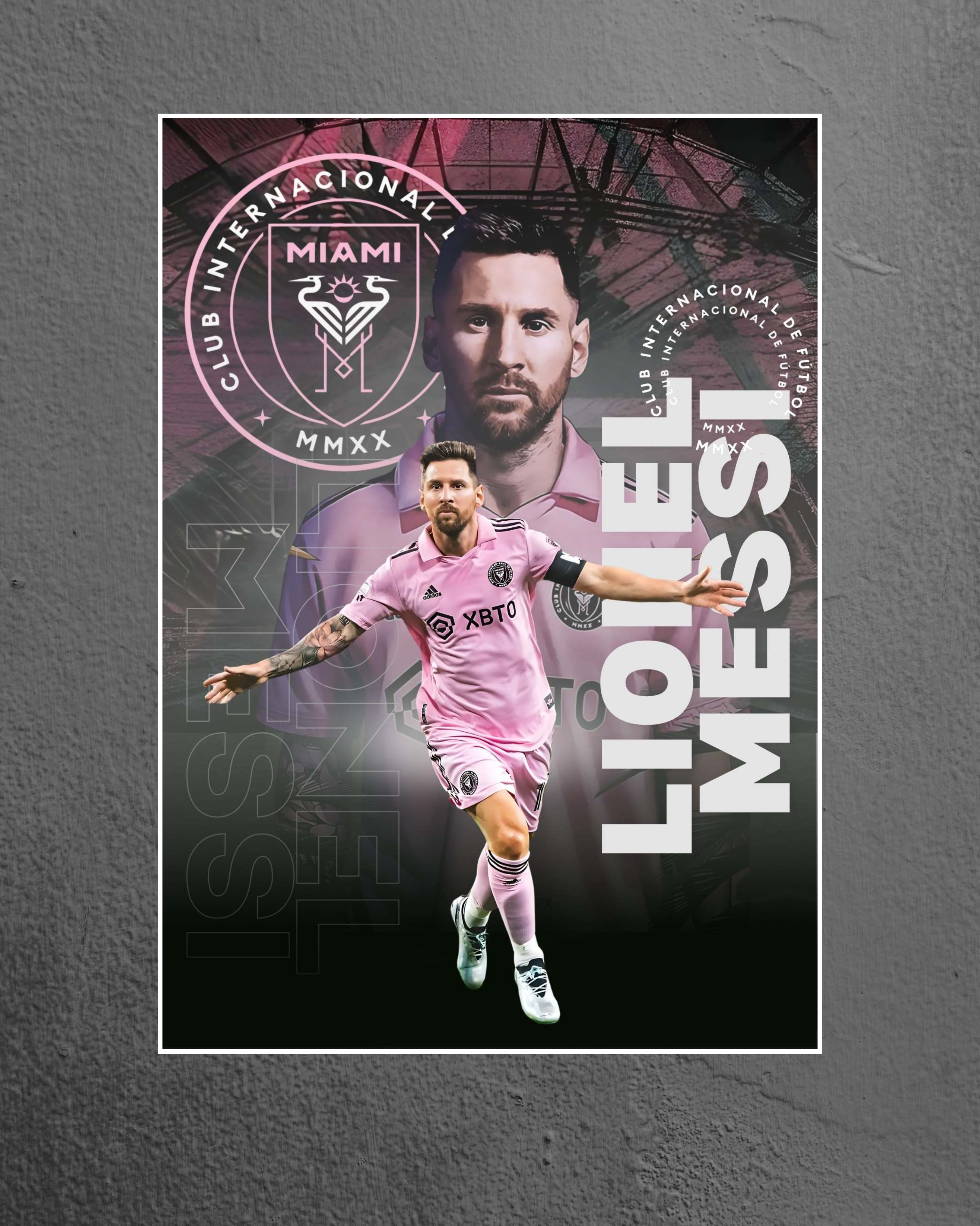 Football Poster | Champion | Lionel Messi