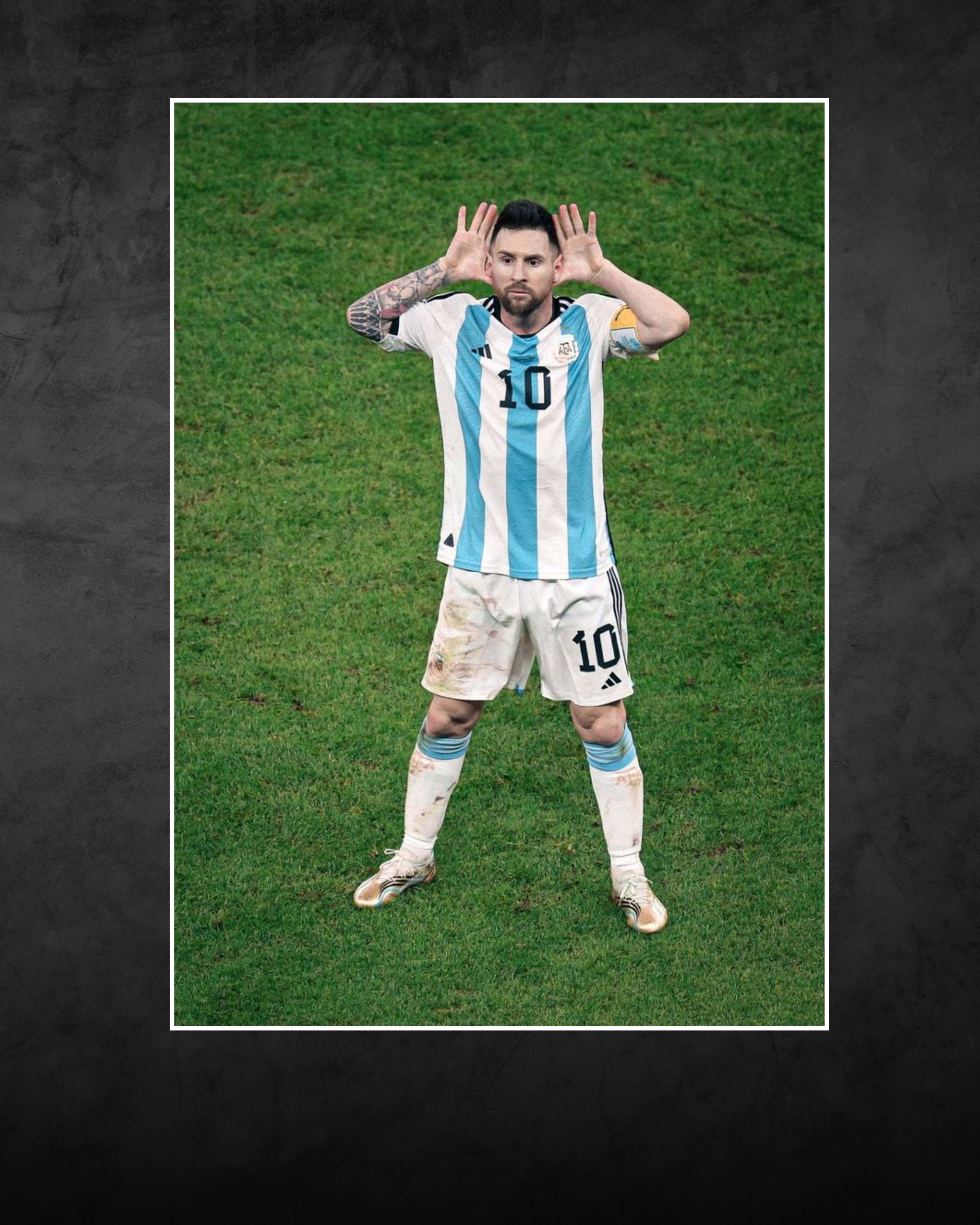 Football Poster | Champion | Messi 10