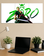 One Piece| Roronoa Zoro | 3 set Split Poster