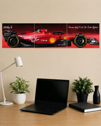 F1 Car 3 set Split Poster