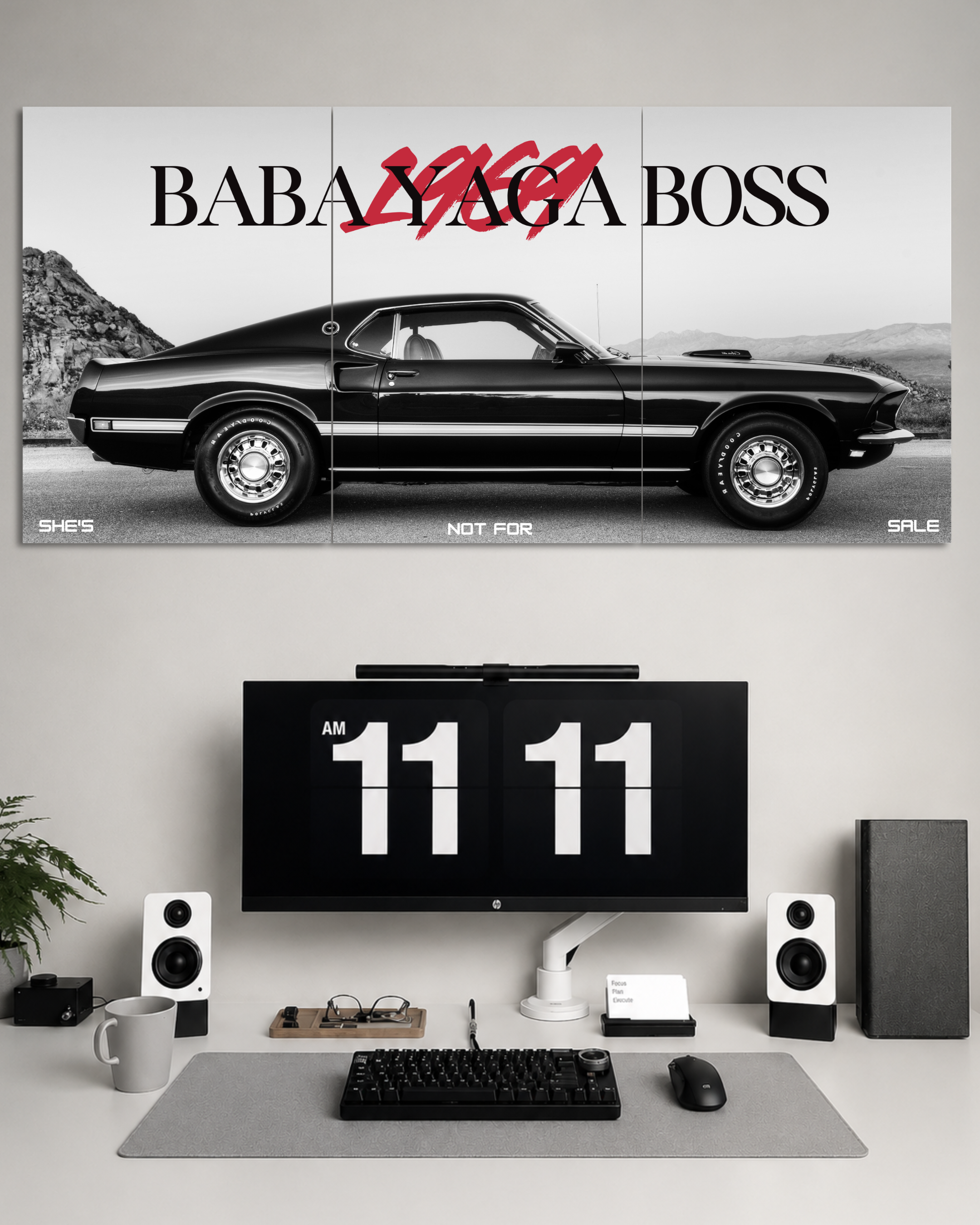 Classic Car 3 set Split Poster