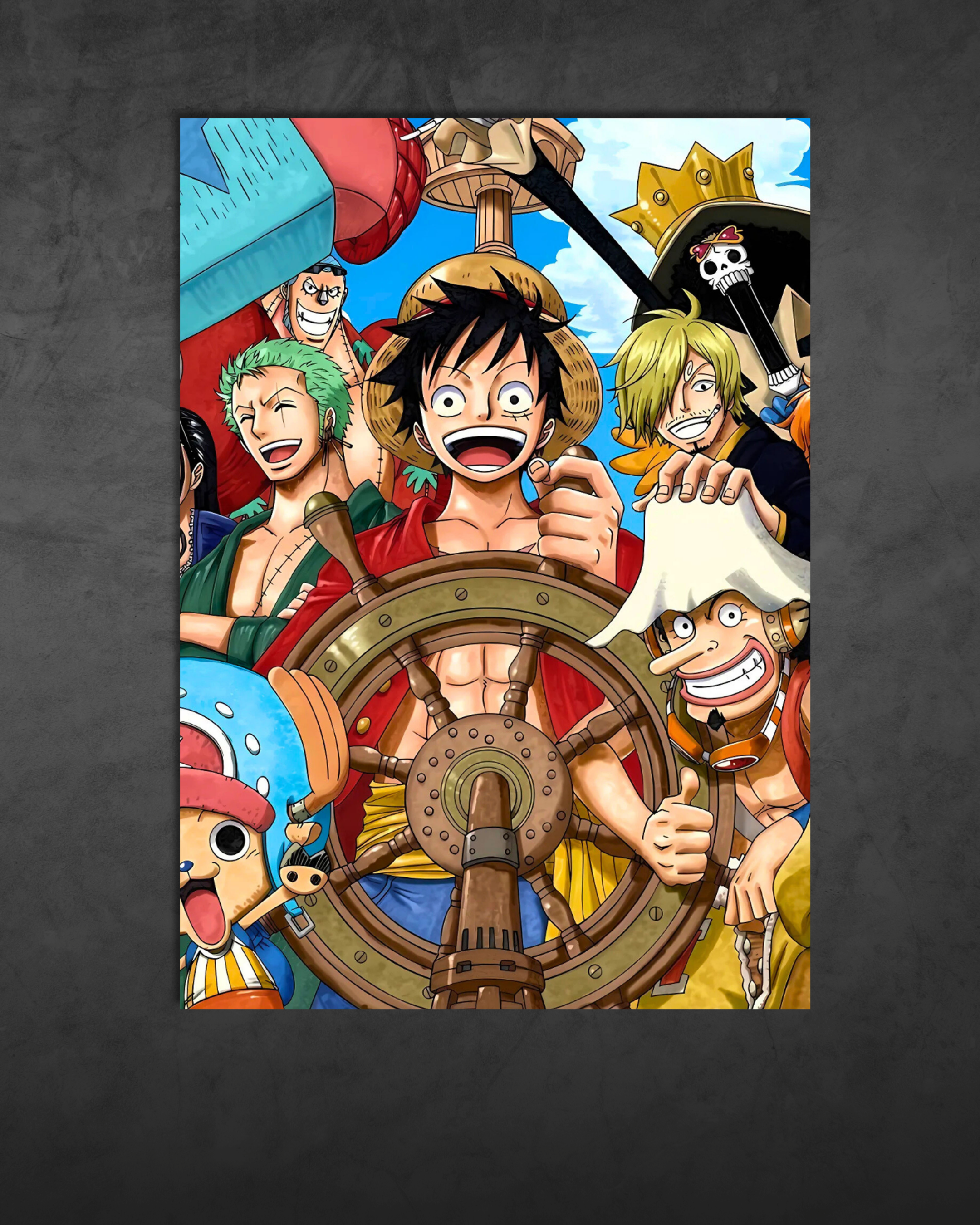 Luffy and Team Anime Poster